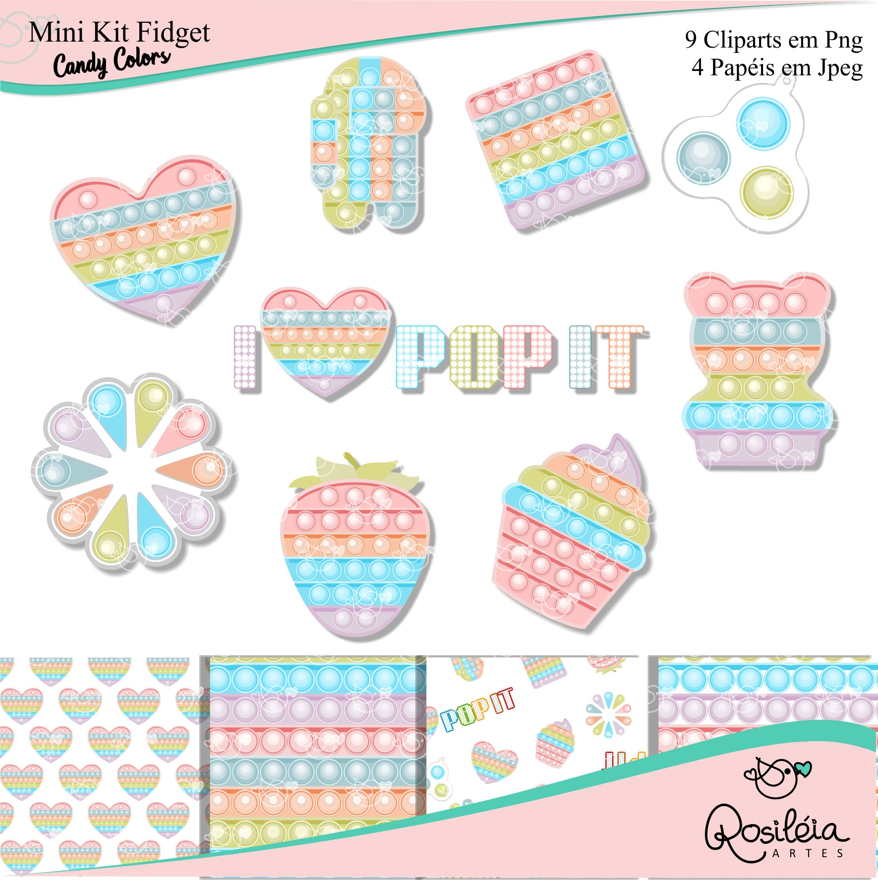 Mini Kit Fidget Candy Colors