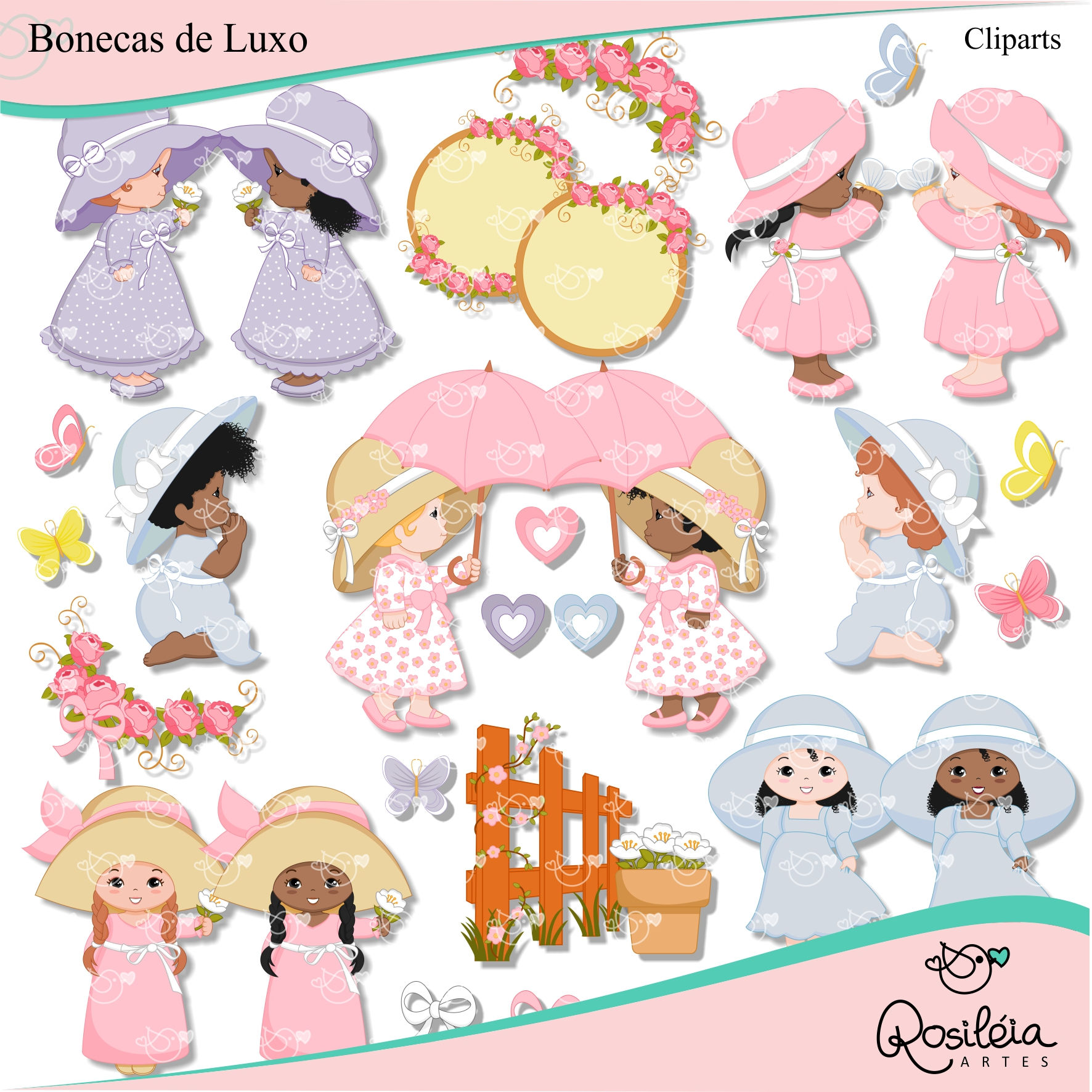 Kit Digital Bonecas de Luxo