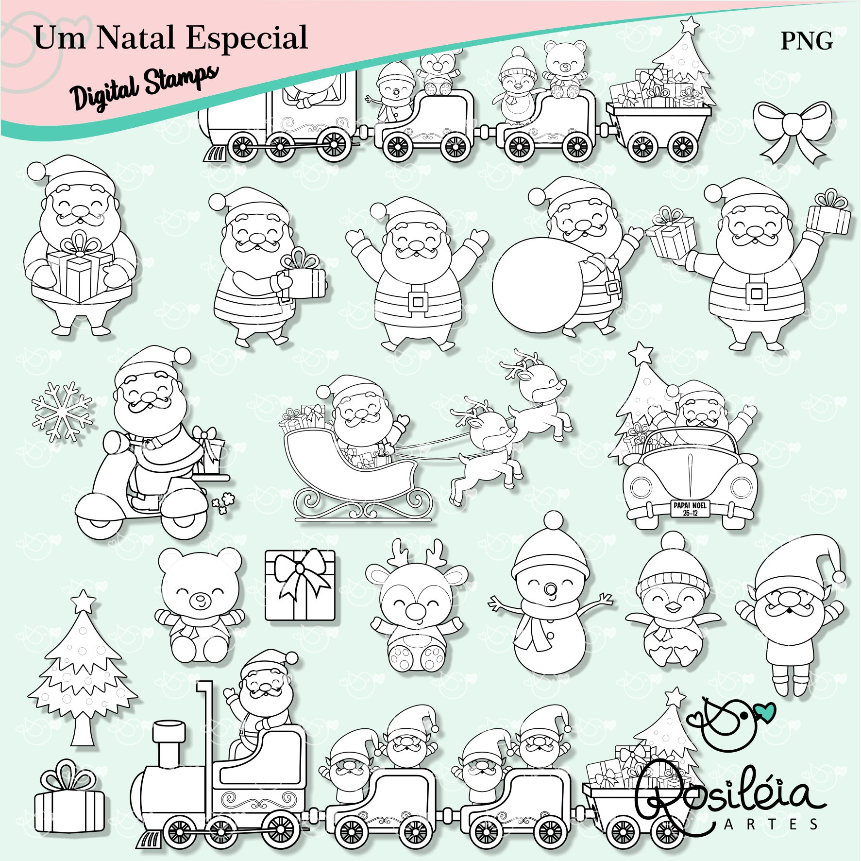 Digital Stamps Um Natal Especial
