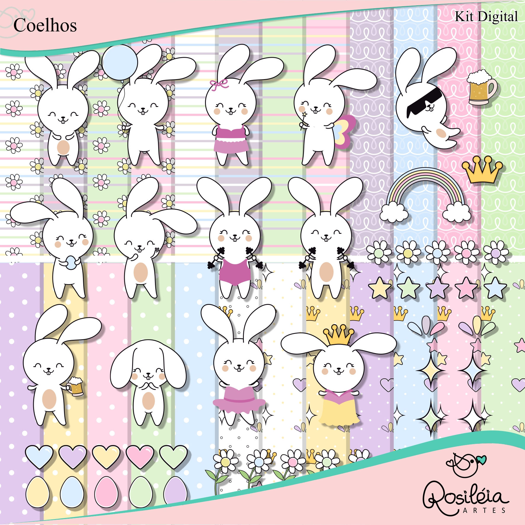 Kit Digital Coelhos