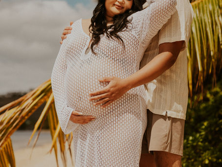 maternity session in east oʻahu
