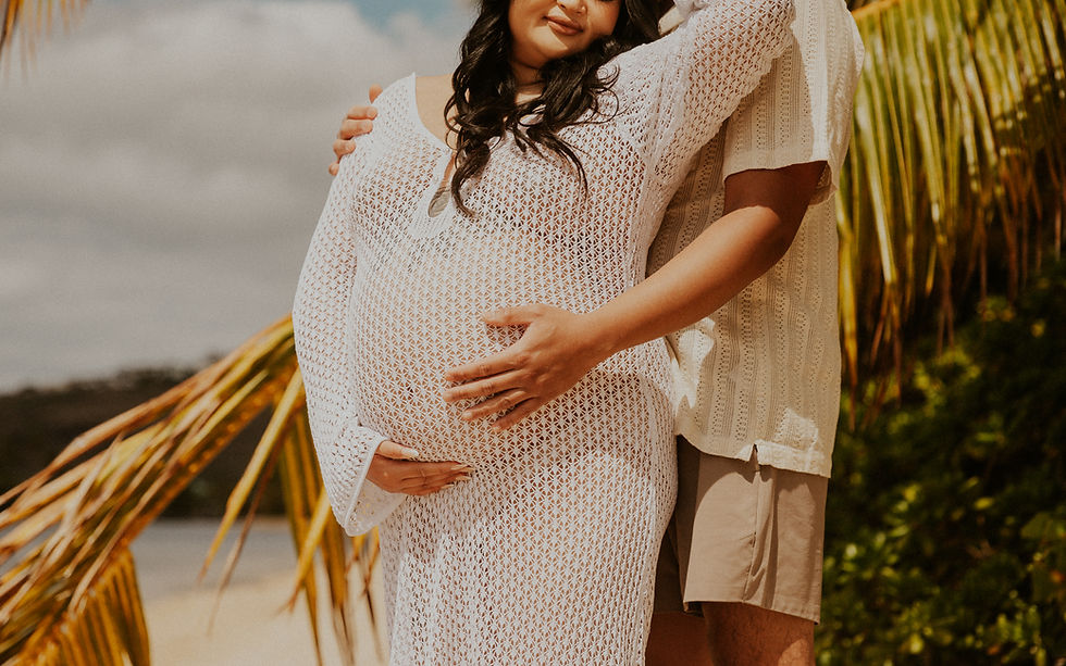 maternity session in east oʻahu