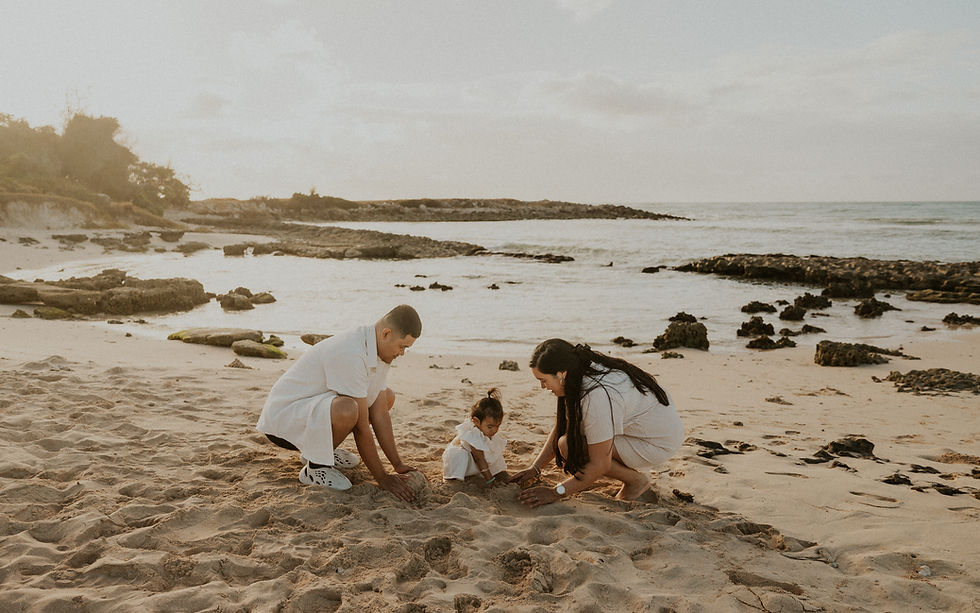 sunrise family session in kapolei, HI