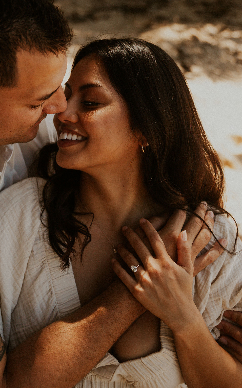 surprise engagement session north shore oʻahu