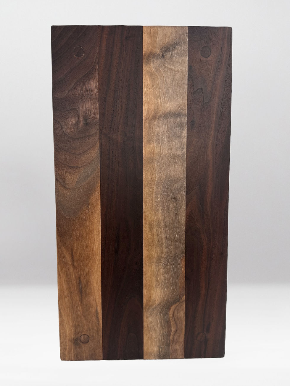 Thumbnail: Small Walnut Tray with Metal Handles & Spring Wood