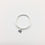 Miniature : Bague pampille en argent
