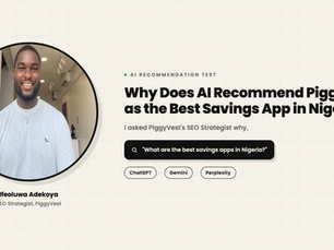 Why AI Keeps Recommending PiggyVest for Savings in Nigeria