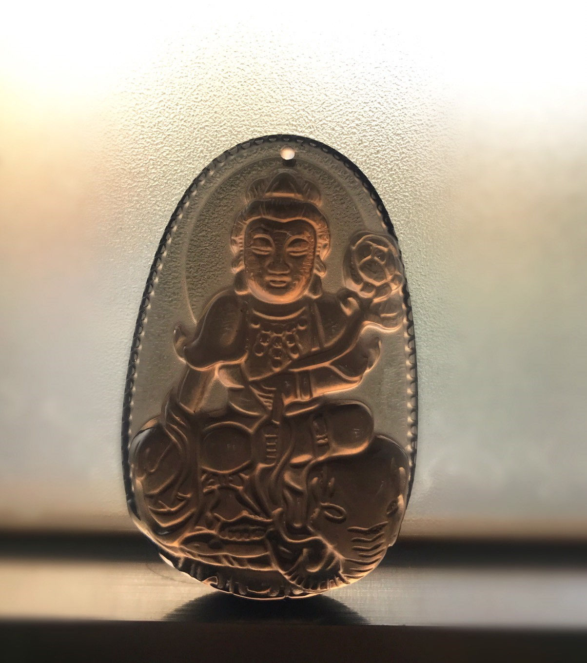 スモーキークォーツ（普腎菩薩）