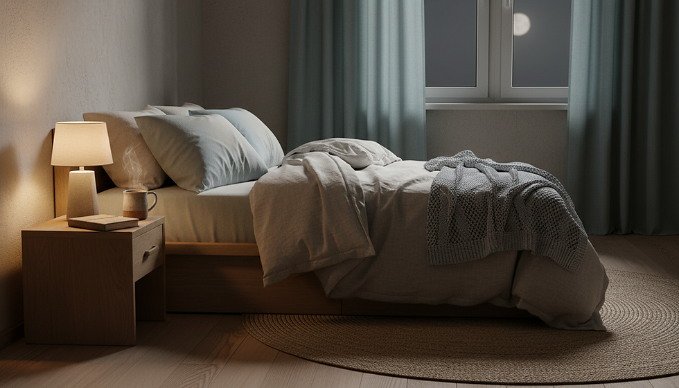 Why Your Body Feels Tired But Your Mind Wont Stop At Night Sleep Support And Evening Calm