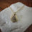 Thumbnail: 9ct Solid Gold Cuttlefish-Cast Shell Chip Pendant