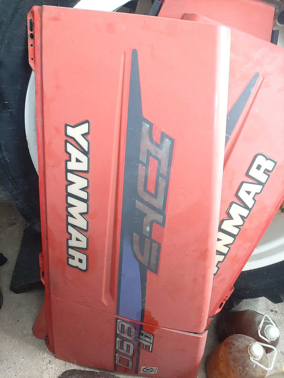Thumbnail: Yanmar AF890 D, mootori rikkega