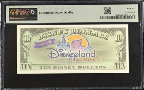 Disney Dollars 10ドル ミッキー ミニー 2001年発行 Disney Dollars 10ドル ミッキー ミニー 2001年発行 - メルカリ