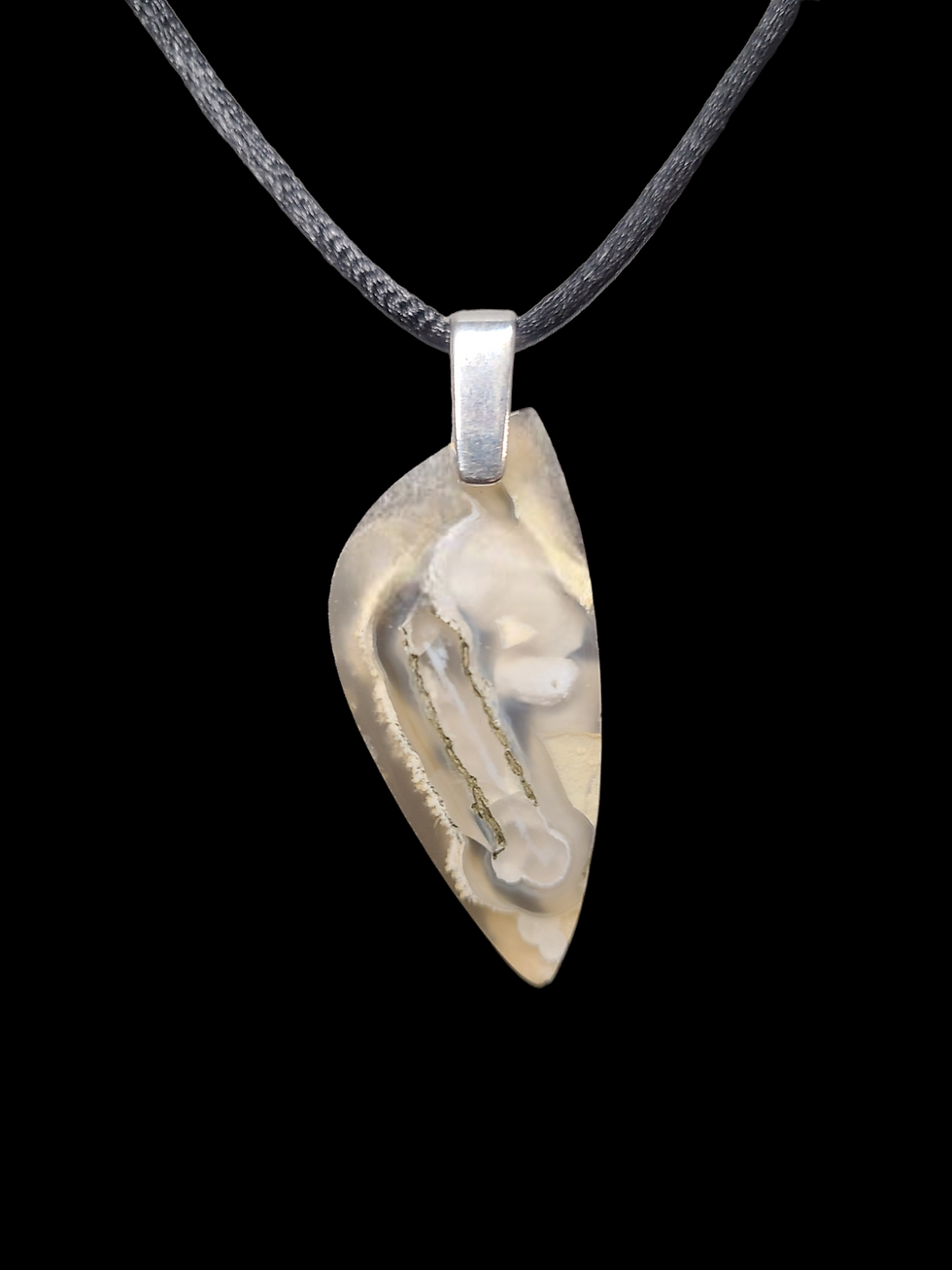 Angel Wing Agate Pendant