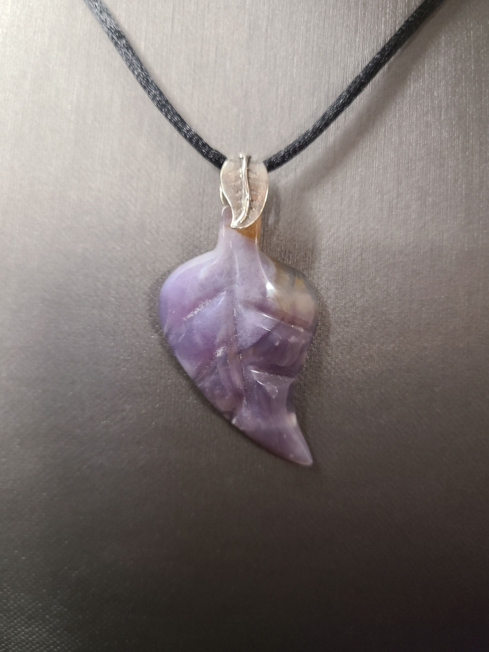 Purple Chalcedony Pendant