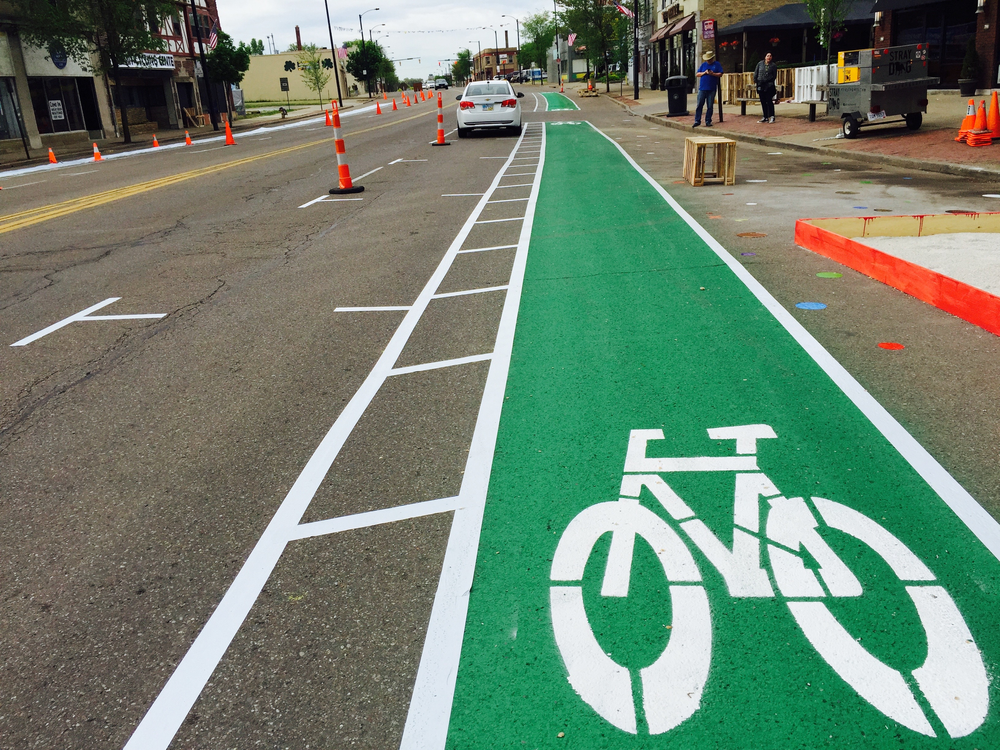 How to create a green bike lane