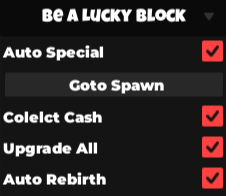 BEST! Be a Lucky Block Script | Auto Special, Auto Cash, Auto Upgrade, Auto Rebirth! (Keyless)