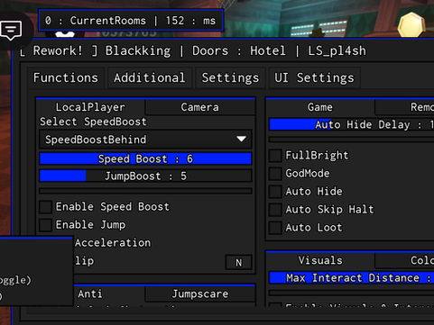 DOORS Script Hack