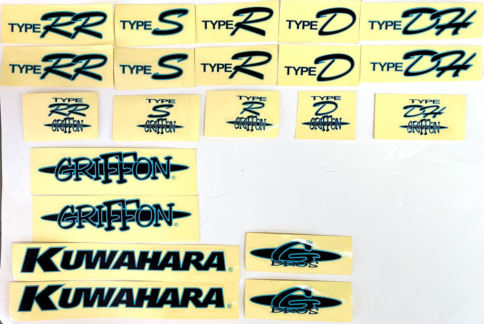 Kuwahara Griffon用ステッカーセット ※ヘッドステッカー無 | Kuwahara 