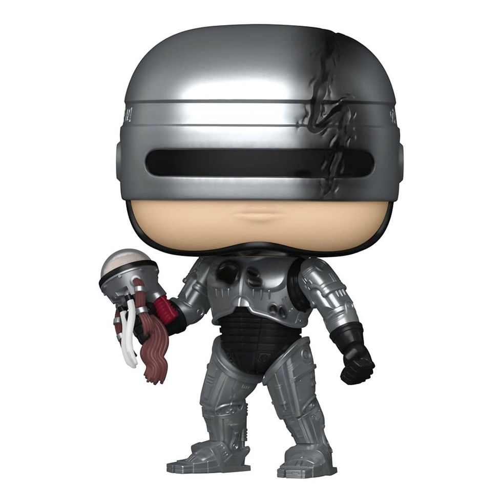 Miniatura: Robocop POP! Movies Vinyl Figures Robocop (Metallic) with Chase 9 cm