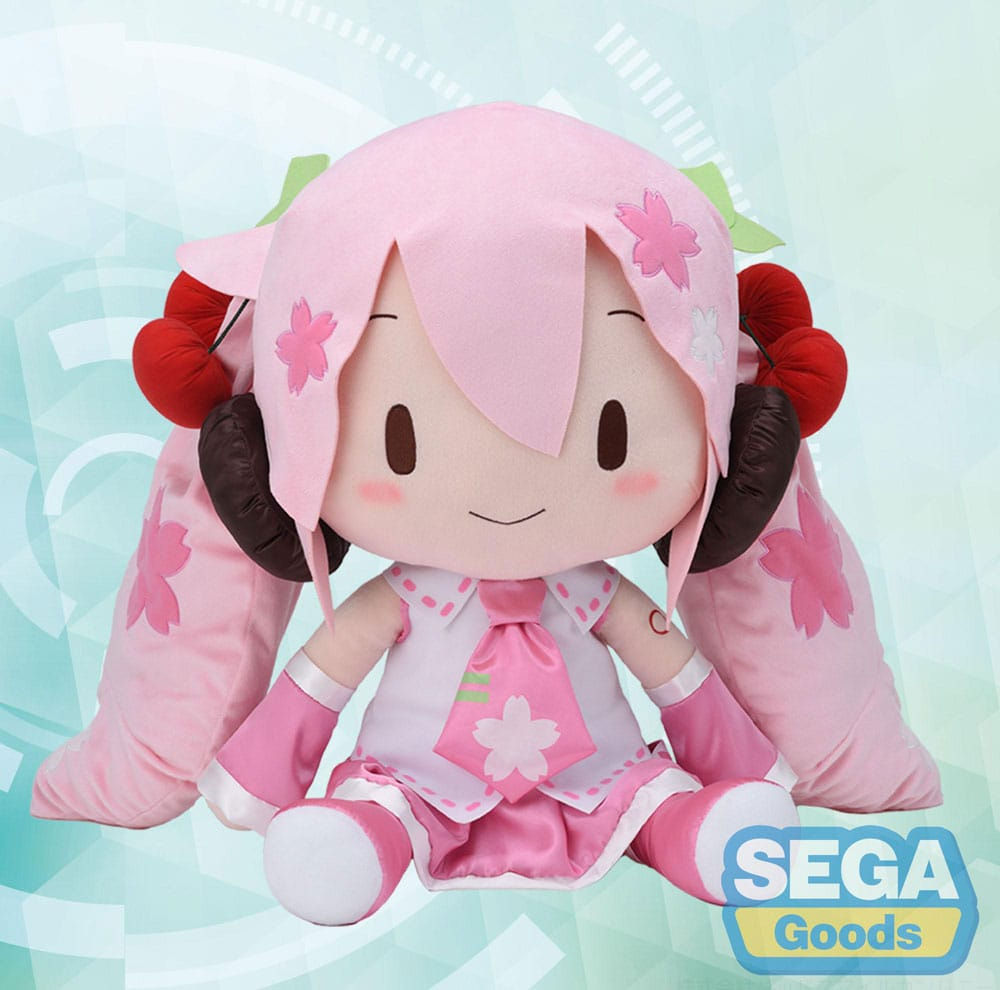 Character Vocal Series 01 Miku Fuwa Petit Peluche Sakura Miku Dodeka Jumbo 50 cm