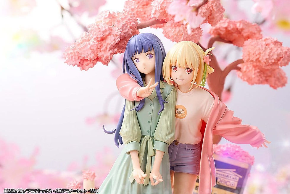 Miniatura: Lycoris Recoil PVC Figures 2-Pack Chisato Nishikigi & Takina Inoue Spring Ver. 