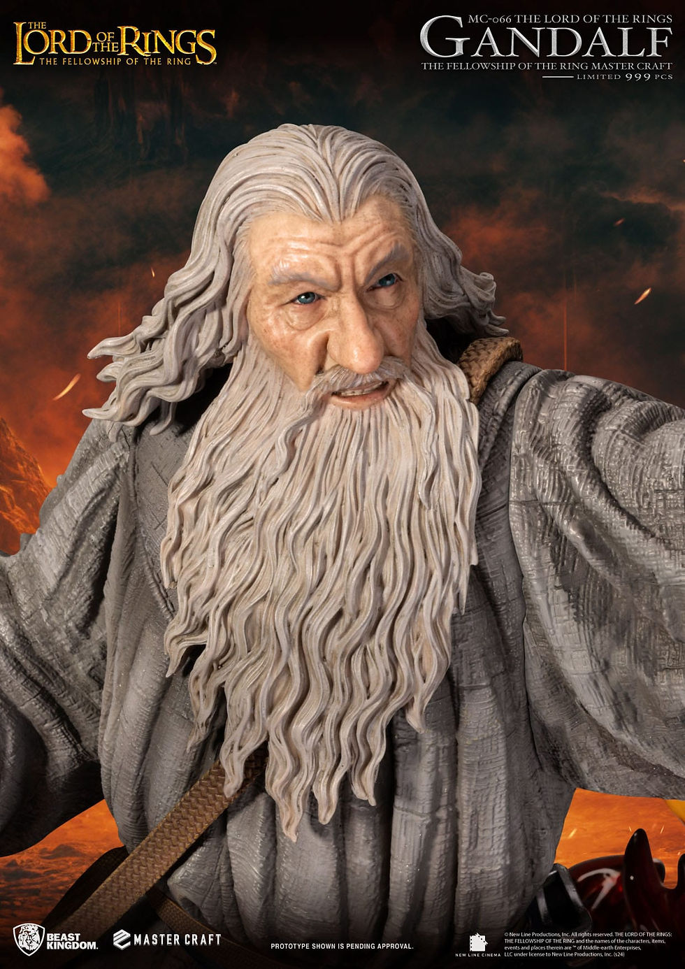 Miniatura: Lord of the Rings Master Craft Statue Gandalf 58 cm