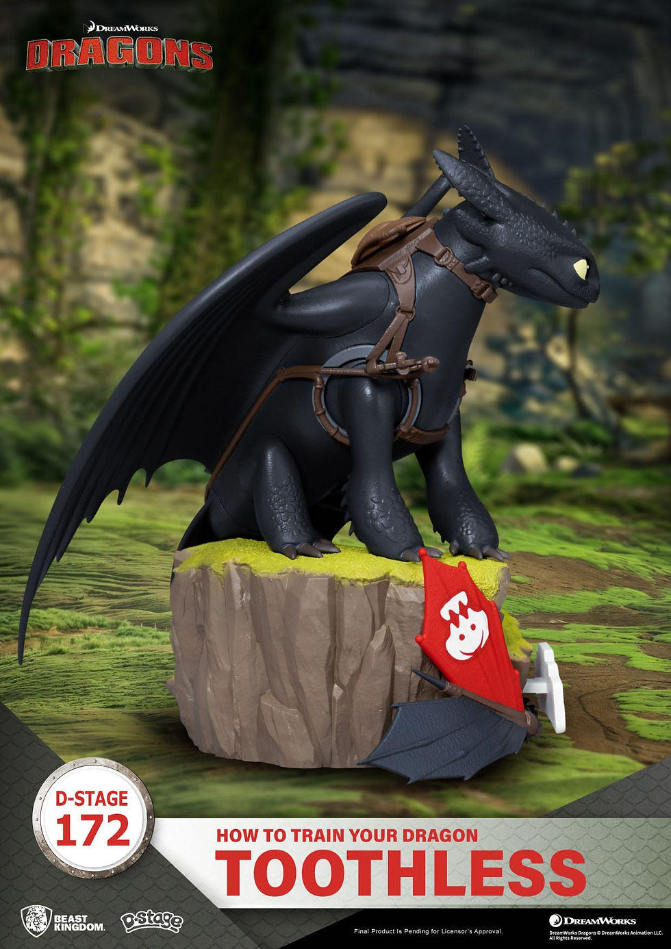Miniatura: How To Train Your Dragon D-Stage PVC Diorama toothless Statue 14 cm