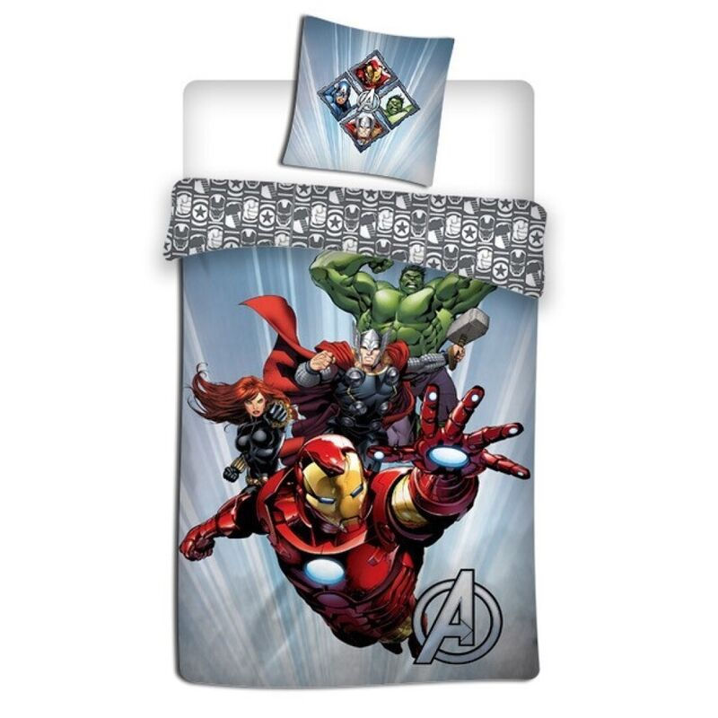 Marvel Avengers - Team Stark Conjunto de Cama Cobertura de Edredão 90cm