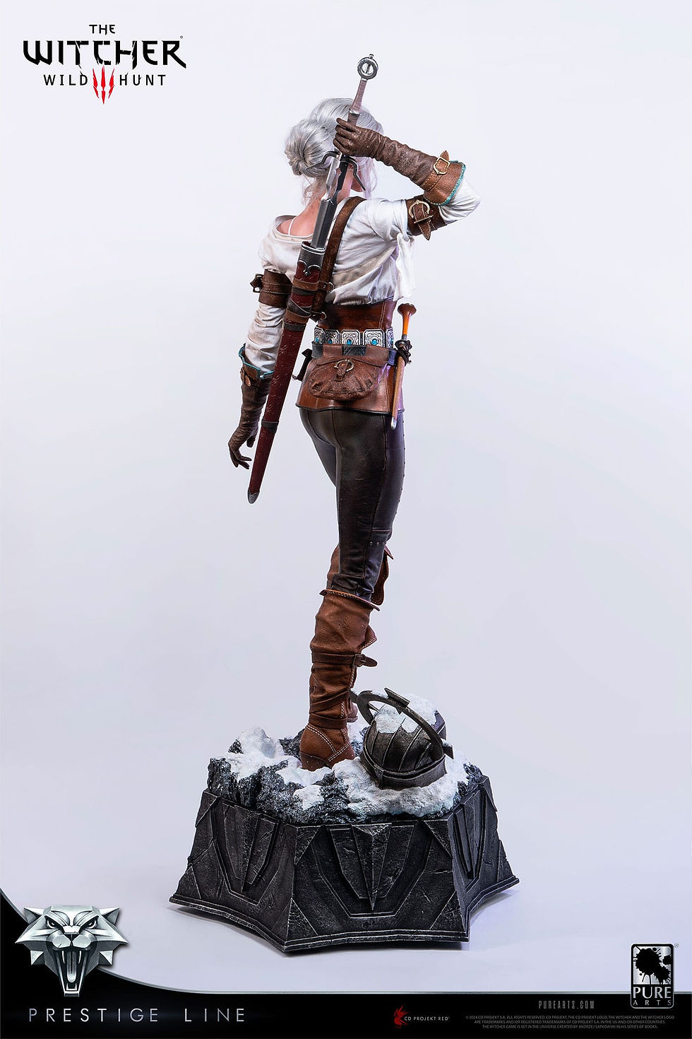 Miniatura: The Witcher Prestige Line Statue 1/2 Ciri of Cintra 111 cm
