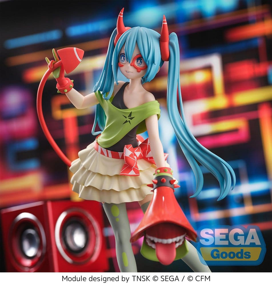 Miniatura: Hatsune Miku Project DIVA X FIGURIZMa Figure Hatsune Miku DE:MONSTAR T.R. 22 cm