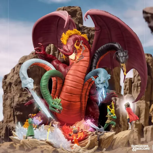 Miniatura: Tiamat Battle Statue Dungeons & Dragons Demi Art Scale