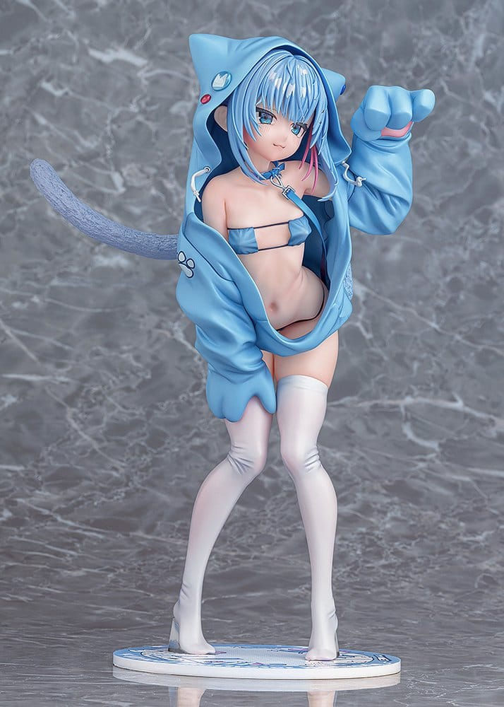 Thumbnail: Virtual illustrator Kanzarin PVC Figure 1/6 kanzarin-chan: Cat-Eared Hoodie Ver.