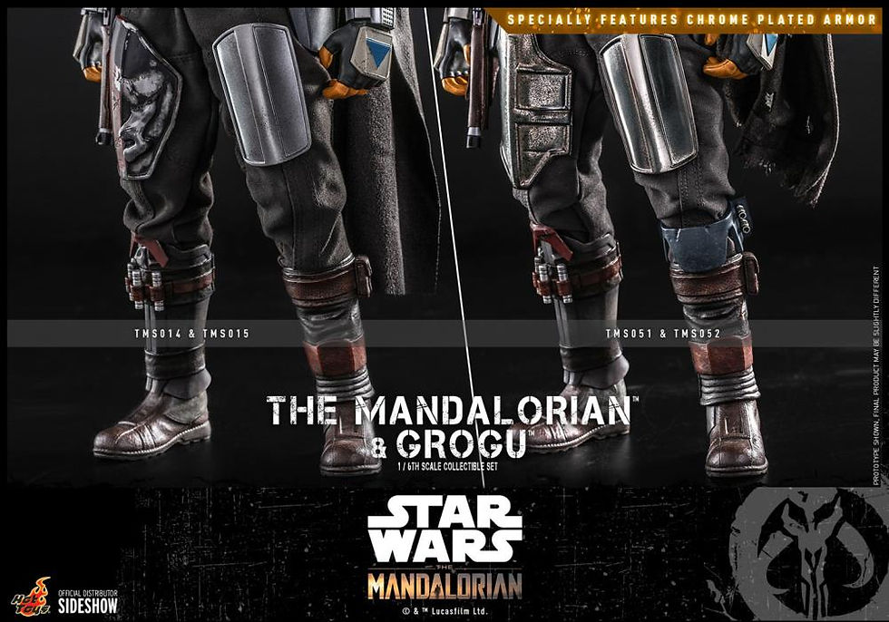 Thumbnail: The Mandalorian & Grogu 2 Figure Set Star Wars The Mandalorian Hot Toys