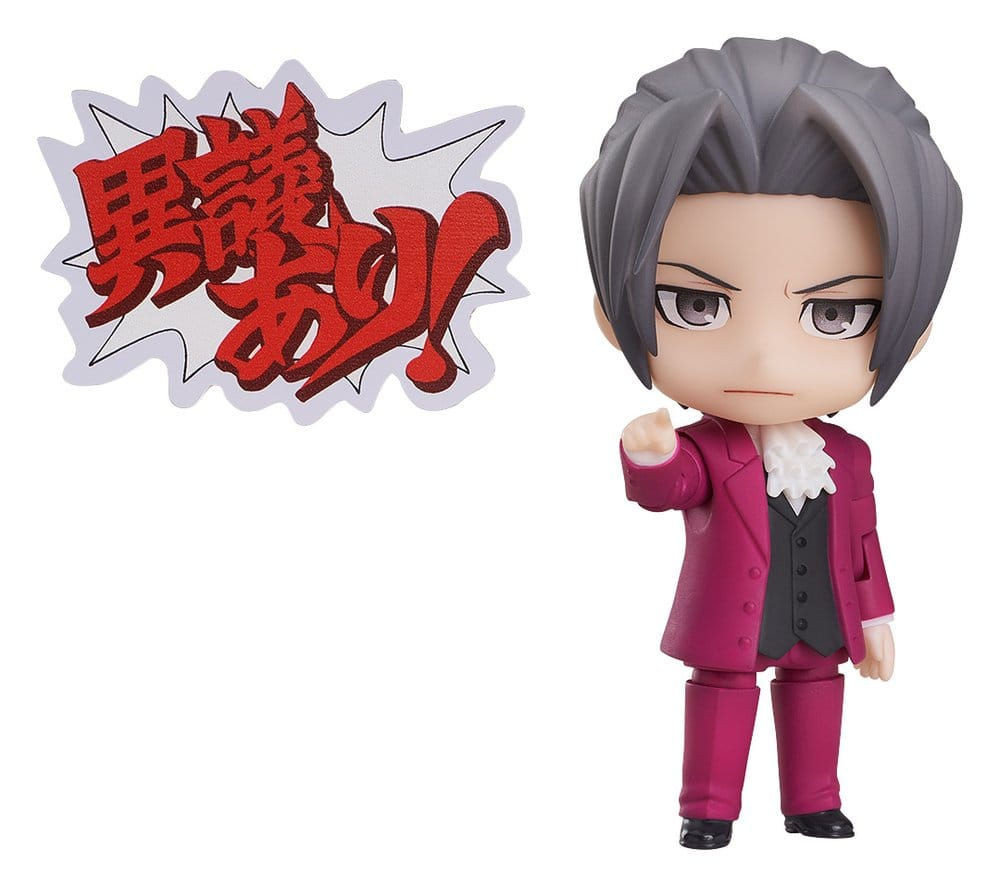 Ace Attorney Nendoroid Figura de Ação Miles Edgeworth 10 cm