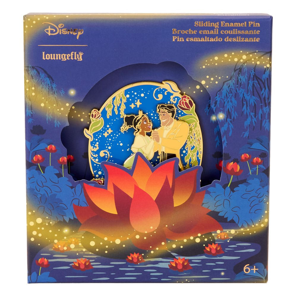 The Princess and the Frog by Loungefly Enamel 3" Pins 15th Anniversary 3" Limite