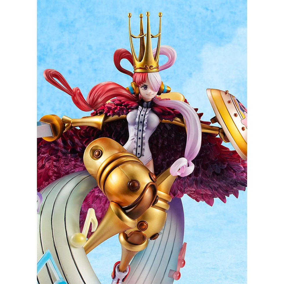 Thumbnail: One Piece Red Maximum Portrait Of Pirates PVC Statue Uta I'm Invincible 29 cm