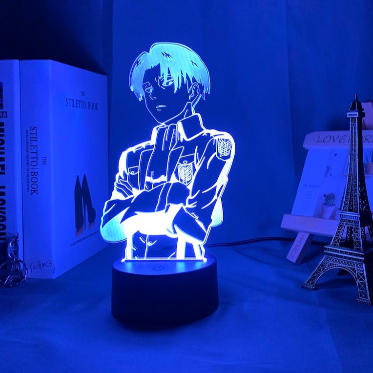 Attack on Titan Luz Led Captain Levi Ackerman