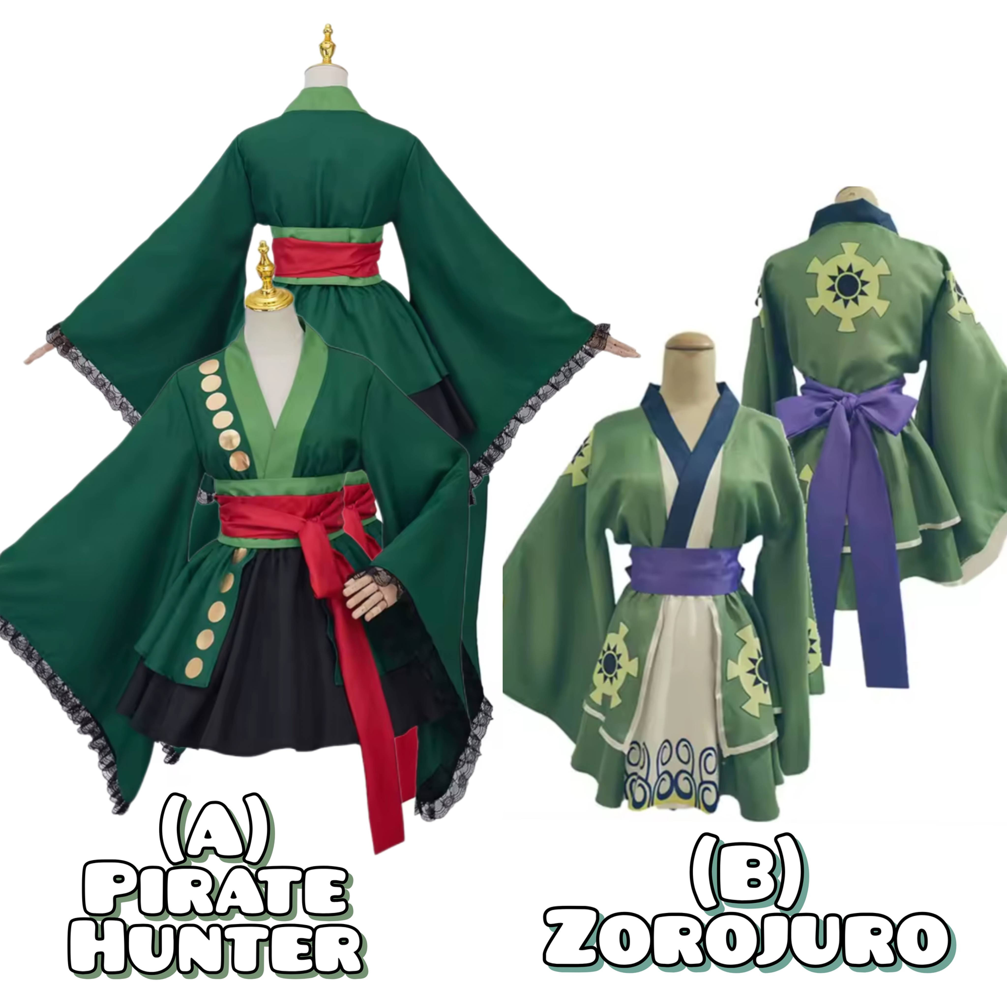 One Piece Cosplay Fato Lolita Zoro