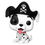 Miniatura: One Hundred and One Dalmatians POP! Disney Figure Patch (Pirate Costume) 9 cm