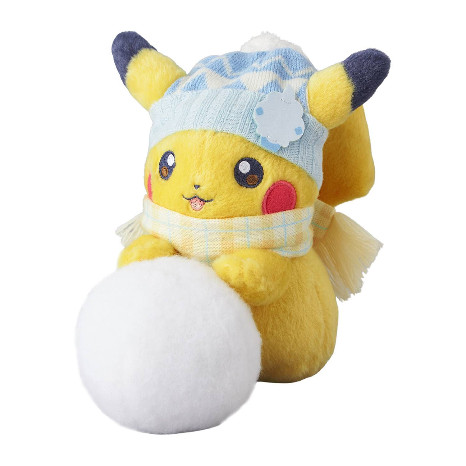 Pokémon Snowman Collection Peluche Pikachu Playing in the Snow Ver. 20 cm