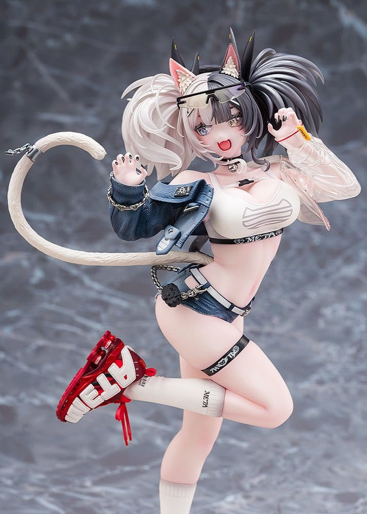 Thumbnail: Original Character Figure Melterna Girl: Metako Illustration by Neko Metal 23 cm