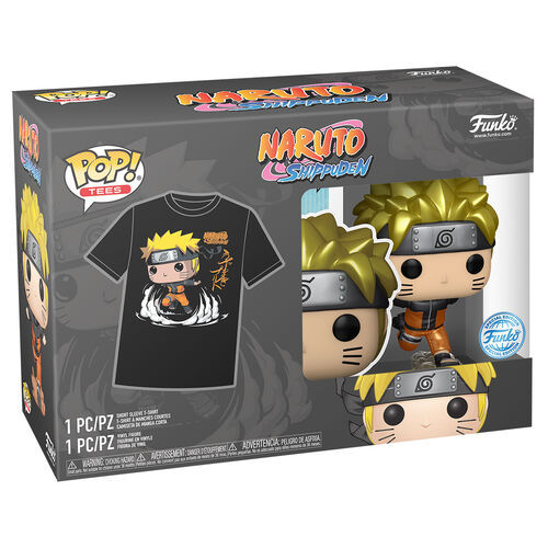 Miniatura: Naruto Shippuden Conjunto figura POP & Tee Exclusivo