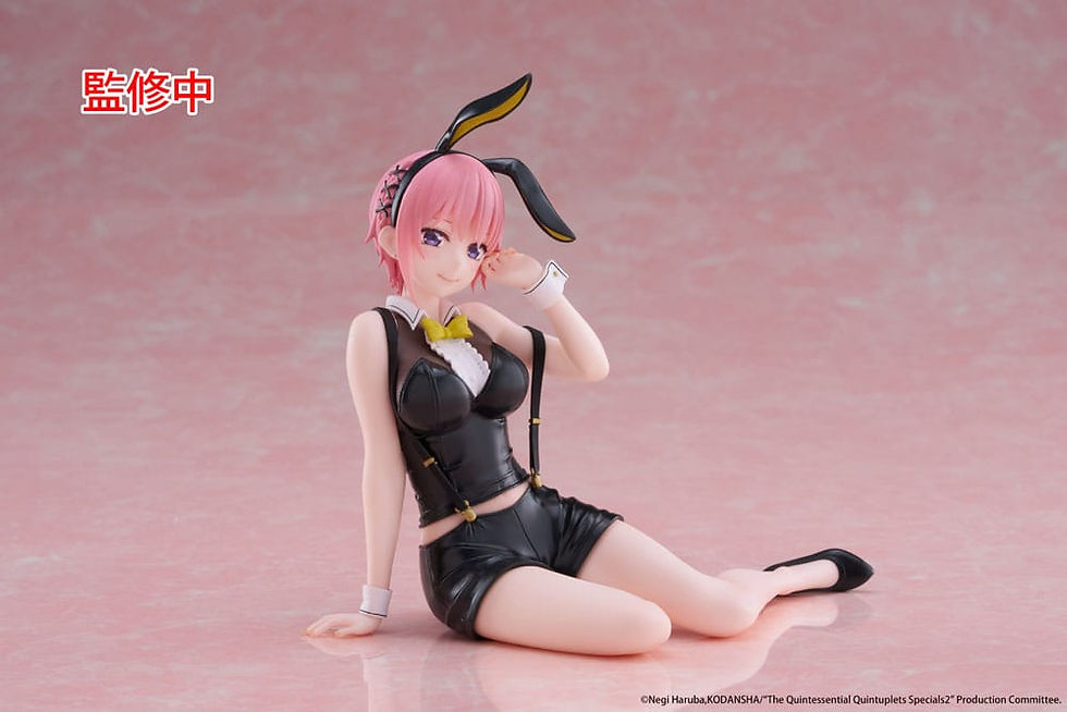 Thumbnail: The Quintessential Quintuplets 3 Statue Desktop Cute Figure Ichika Nakano Bunny