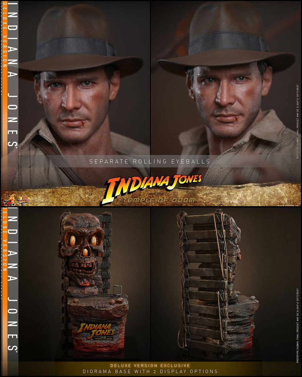 Miniatura: Indiana Jones Movie Masterpiece Action Figure 1/6 Indiana Jones(DX Version) 30cm