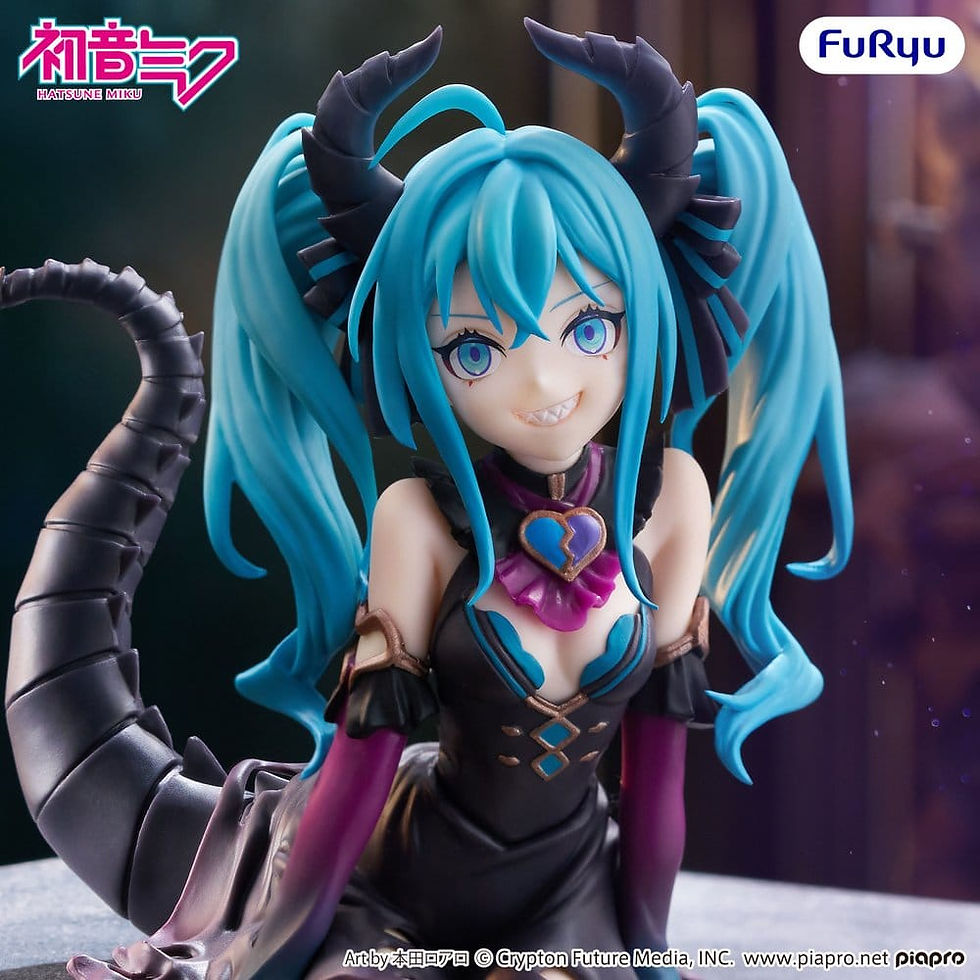 Miniatura: Hatsune Miku Noodle Stopper PVC Figure Hatsune Miku Villain Ver. 16 cm