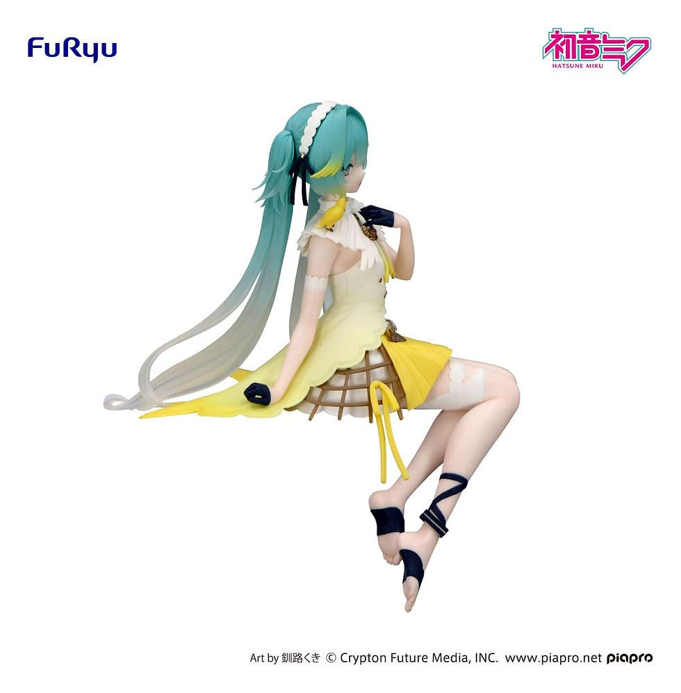 Miniatura: Hatsune Miku Noodle Stopper PVC Statue Canary Bird heo exclusive 14 cm