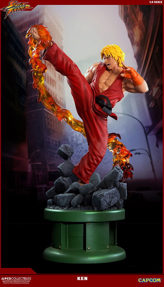 Street Fighter 5 Estátua Ken 1/4 Ultra