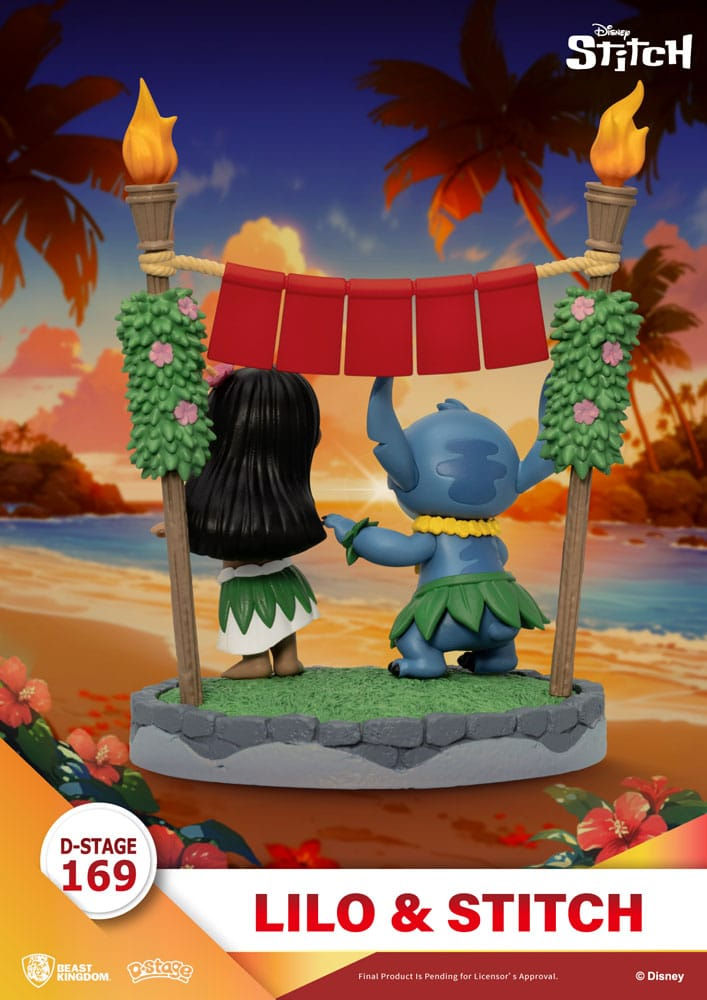 Thumbnail: Lilo & Stitch D-Stage PVC Diorama Lilo & Stitch 16 cm
