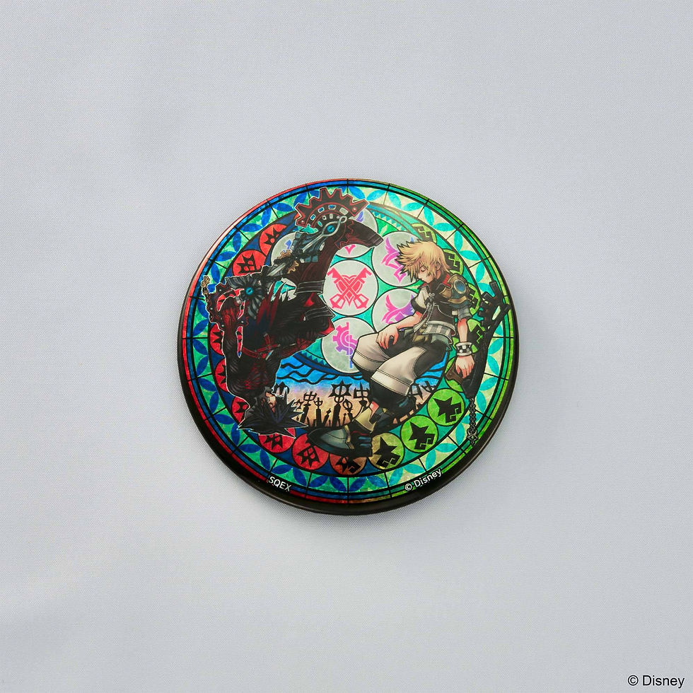 Miniatura: Kingdom Hearts: Holographic Badge Collection (14 Packs Box) (Reissue)