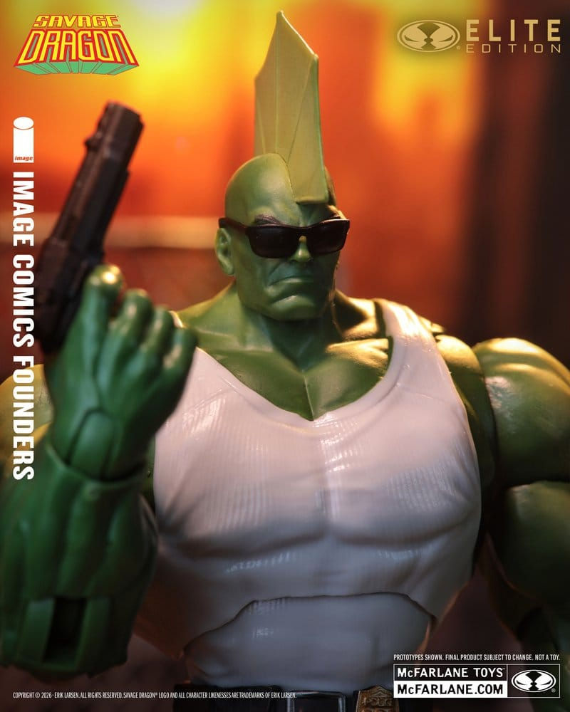 Miniatura: Savage Dragon Image Comics Founders Series McFarlane Elite Edition Figure Dragon